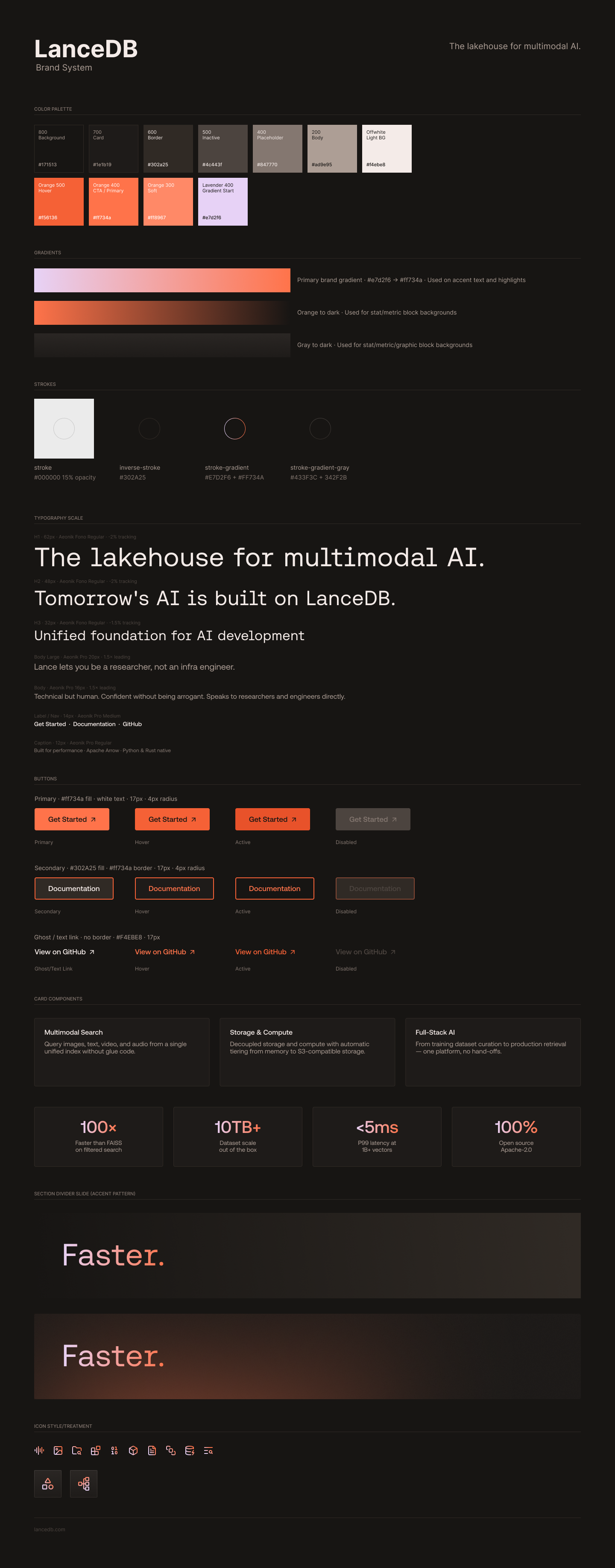 LanceDB brand guidelines