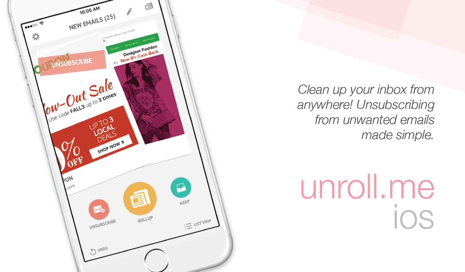 Unroll.Me iOS App